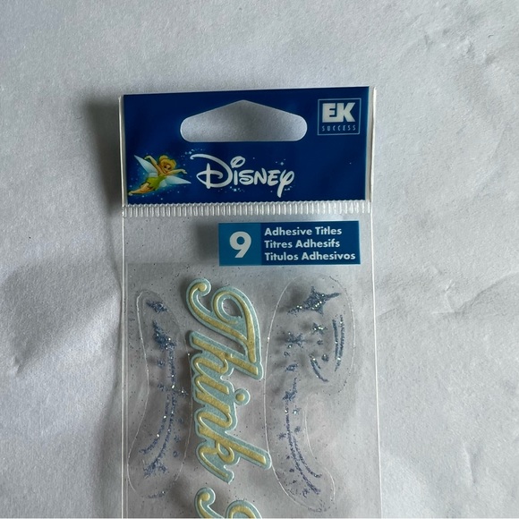 NWT Disney EK Success Tinker Bell Happy Thoughts Dimensional Sticker Set - Picture 3 of 6